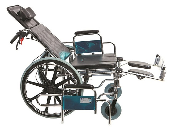Golfi-4(G124) Multi-fonksiyonel Tekerlekli Sandalye tuvaletli